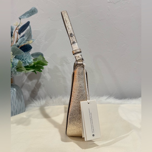 NWT✨Tory Burch Emerson Metallic Champagne Shoulder Bag - Picture 7 of 17